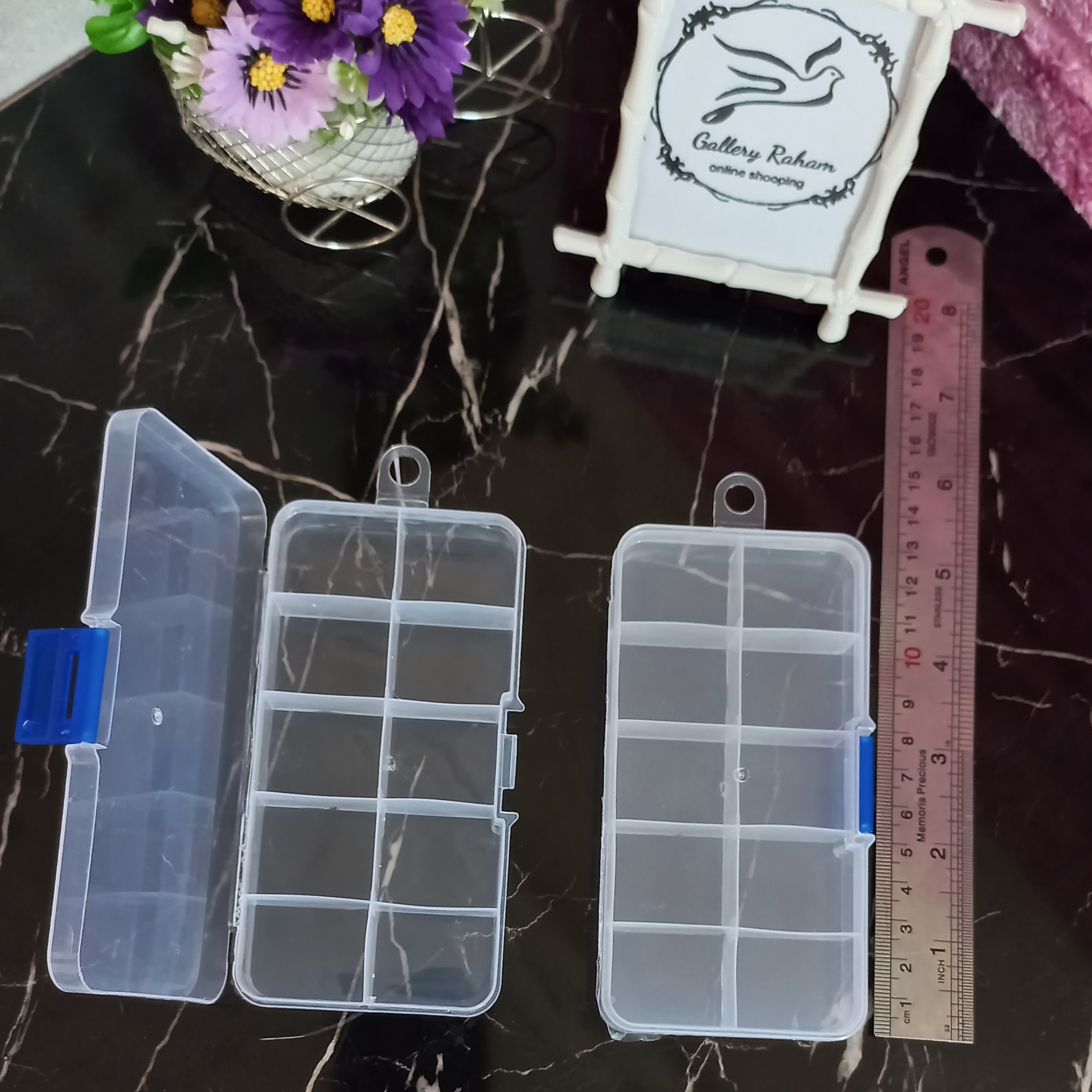 جعبه ارگانیزر مستطیل 10 خانه